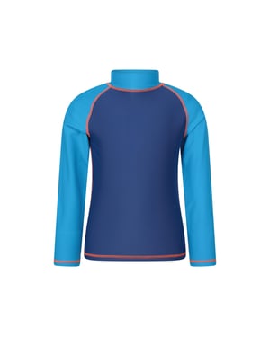 Mountain Warehouse Rash Top met lange mouwen voor kinderen/Kinderen (Helder Blauw)