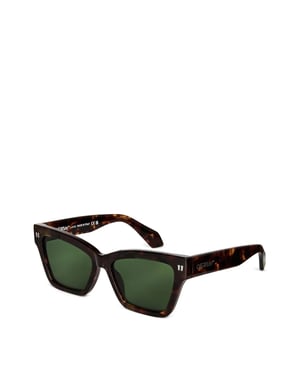 Accessories Off White Cincinnati Square Full Rim Sunglasses in 6055 Havana