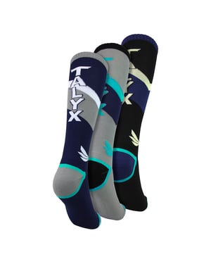 3-Pack Heren Skisokken met Versterking, Thermisch, Vochtregulerend, Wintersportsokken