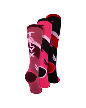 3-Pack Meisjes Skisokken Verstevigd Thermisch Vochtregulerend Wintersport Sokken
