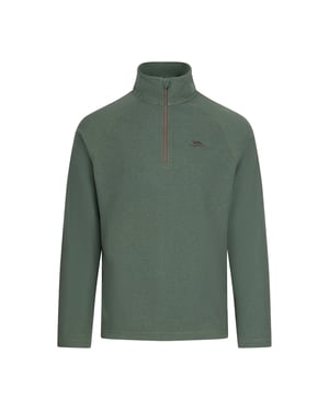 Trespass - Heren Keynote Anti Pluis 1/4 Rits Fleece Vest (Groen rook/alpine)