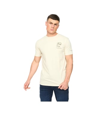 Crosshatch Heren Winchamp T-Shirt (Neutraal)