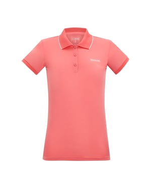 Regatta Dames/dames Remex II Polo Hals T-Shirt (Perzik Roze Effen)
