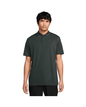 Nike Heren Victory Solid Poloshirt (Bosnacht/Olijfgroen)