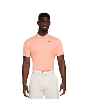 Nike Heren Victory Solid Poloshirt (Abrikoos Agaat/Zwart)