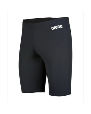 Arena Heren Solid Jammer Shorts (Zwart/Wit)