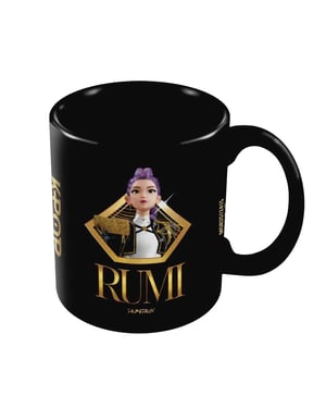 K-Pop Demon Hunters Portret Rumi Mok (Zwart/Goud)