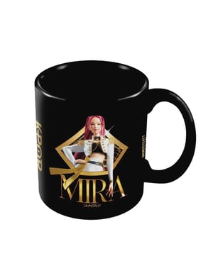 K-Pop Demon Hunters Portret Mira Mok (Zwart/Goud)