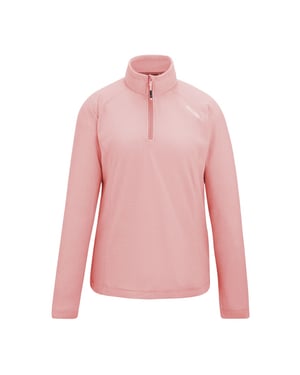 Regatta - Geweldige Outdoor Dames Montes Half Zip Fleece Top (Perzik Roze)
