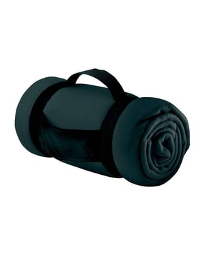 SOLS Stavenger Plaid Deken van Fleece (Donkergrijs)