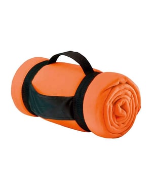 SOLS Stavenger Plaid Deken van Fleece (Helder oranje)