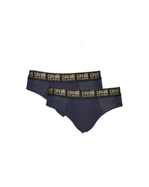 Cavalli Class Blauwe Katoenen Heren slips