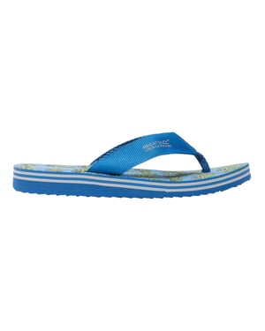Regatta - Heren Rico Teenslippers (Scherp Groen/Sonisch Blauw)