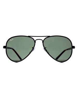 Ray-Ban RB3925 Aviator Max 002/31 zwart groene zonnebril