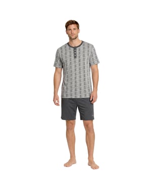 Heren Zomerse Katoenen Korte Pyjama's KL30000