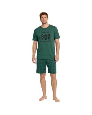 Heren Zomer Korte Katoenen Pyjama's KL30000