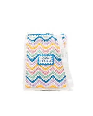Mini crossbodytas met golvend kleurverloop