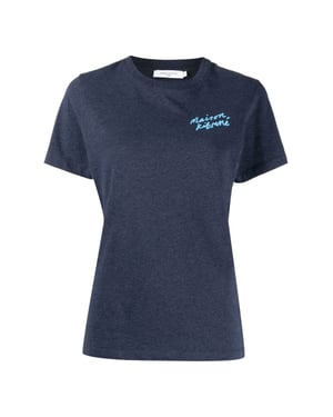 Mini T-shirt met handgeschreven logo