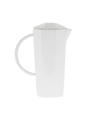 Waterkan met achthoekig logo op deksel