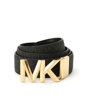 MK gesp omkeerbare monogram riem