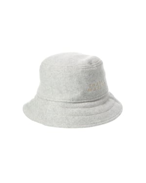 Giorgia wollen vilten bucket hat met logo