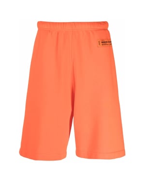 Sweatshorts met logo, gemaakt van gerecycled materiaal