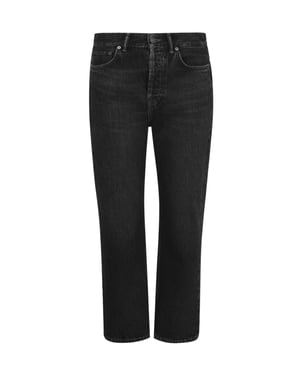 Mece High-Rise Cropped Jeans
