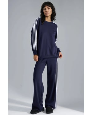 Gestreepte Coltrui & Rechte Pasvorm Broek Set