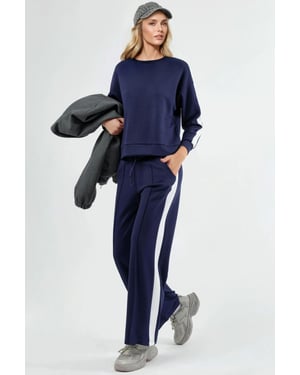 Modal Touch Regular Fit Sweatshirt en Broek Set