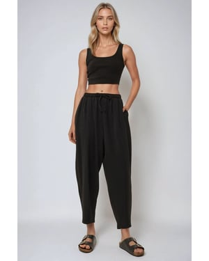 Elastische Taille Comfort Fit Broek