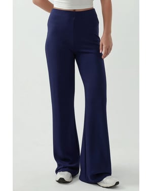 Ontspannen Pasvorm Modal Touch Rechte Pijpen Sweatpants