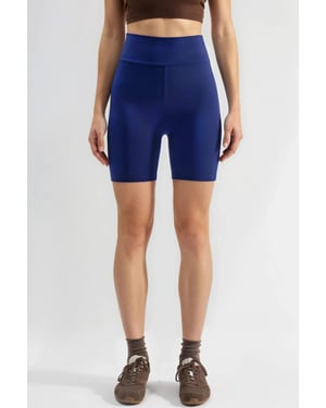 Hoge Taille Zachte Textuur Biker Shorts