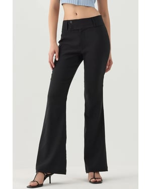 Lage Taille Flared Broeken