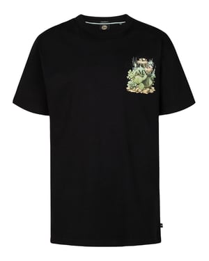 Petrol Industries - Jongens T-shirt met rugprint Corrido - Zwart