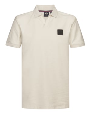Petrol Industries - Heren Piqué polo BroncoRacer - Wit