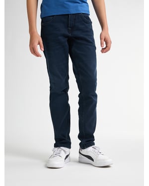 Petrol Industries - Jongens Russel regular tapered fit jeans - Blauw