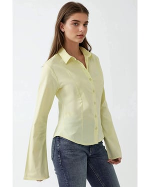 Getailleerd Langarmshirt