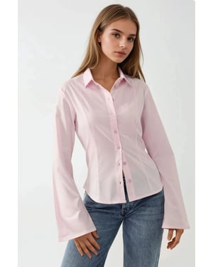 Strakke Lange Mouwen Shirt