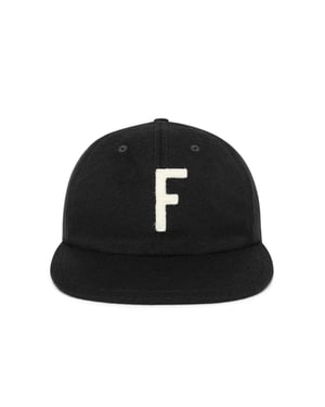 Baseballpet van wol met logo