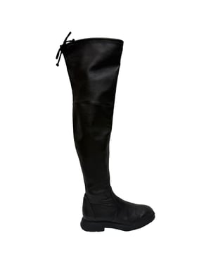 Stuart Weitzman Lowland overknee laarzen in zwart leer