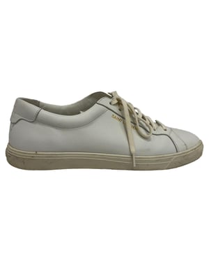 Saint Laurent Andy lage sneakers in wit kalfsleer