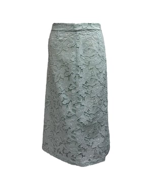 Zimmermann Kant Gedetailleerde Midi Rok in Mintgroene Polyester