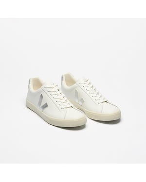 Veja Esplar Leren Witte Sneakers Voor Vrouwen