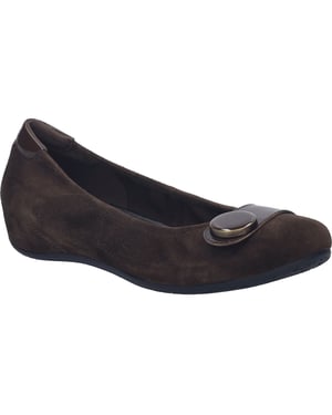 JOSEF SEIBEL Dames Ballerina Florina 06 in bruin