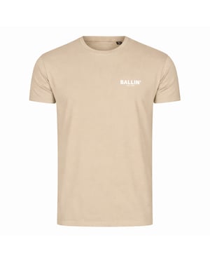 Ballin Est. 2013 Tee SS Backprint Cross Shirt Beige