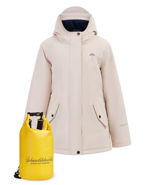 Schmuddelwedda Anorak + Tagesrucksack - SET Meisjes pastelroze