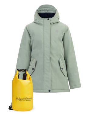 Schmuddelwedda Anorak + Tagesrucksack - SET Meisjes munt