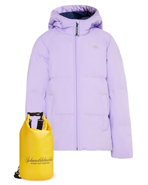 Schmuddelwedda Anorak + Tagesrucksack - SET Meisjes Licht lavendel