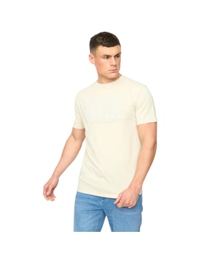 Crosshatch Heren Transflate T-Shirt (Neutraal)