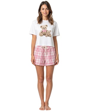Kruze | Dames Pyjama Set - T-Shirt & Shorts